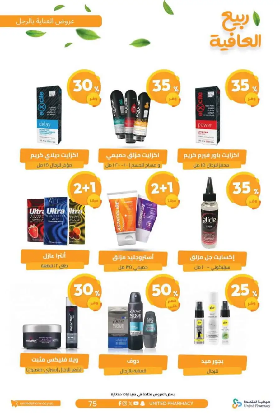 United Pharmacy KSA Spring Wellness Offers page 78