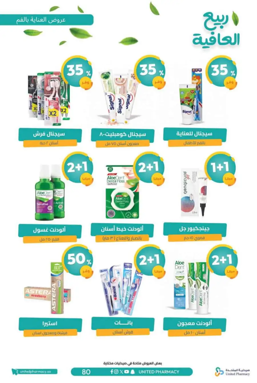 United Pharmacy KSA Spring Wellness Offers page 83