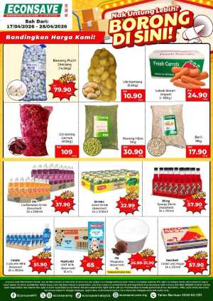 Econsave Bulk Buy Deals: Wholesale Prices on Groceries flyer cover