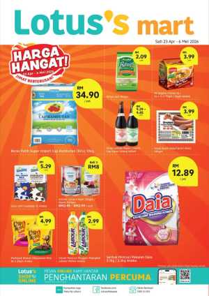 Lotus's Duyong: Harga Hangat Deals! flyer cover