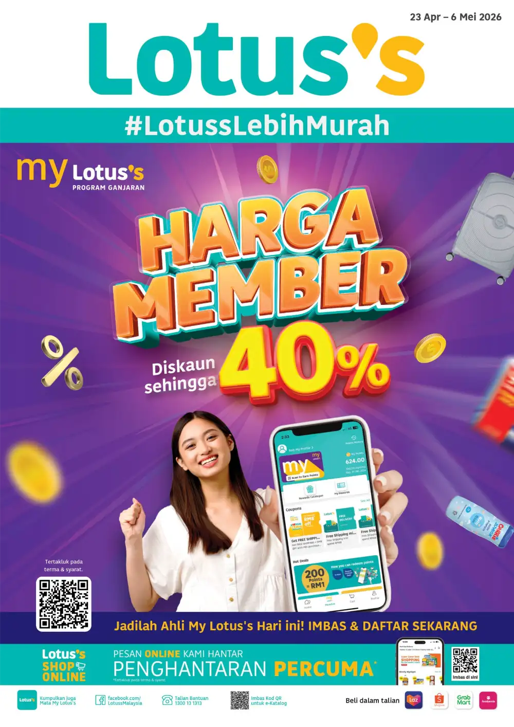 Lotus's Malaysia: 40% Member Discount Deals! page 1