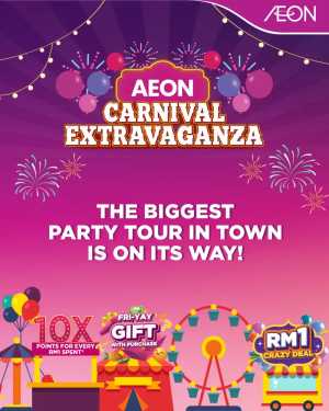 AEON Malaysia: Carnival Extravaganza Deals! flyer cover