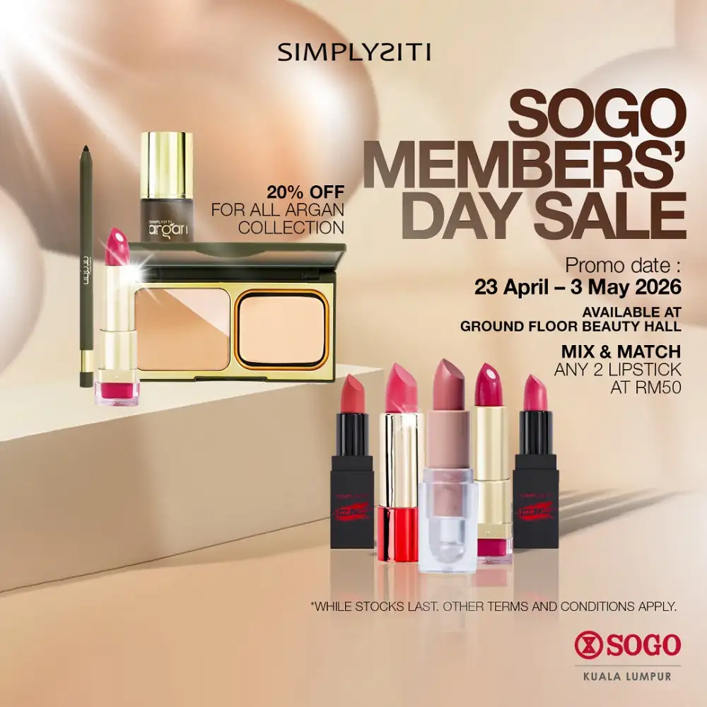 SOGO KL: O.TWO.O Members' Day 20% Off Sale! page 2
