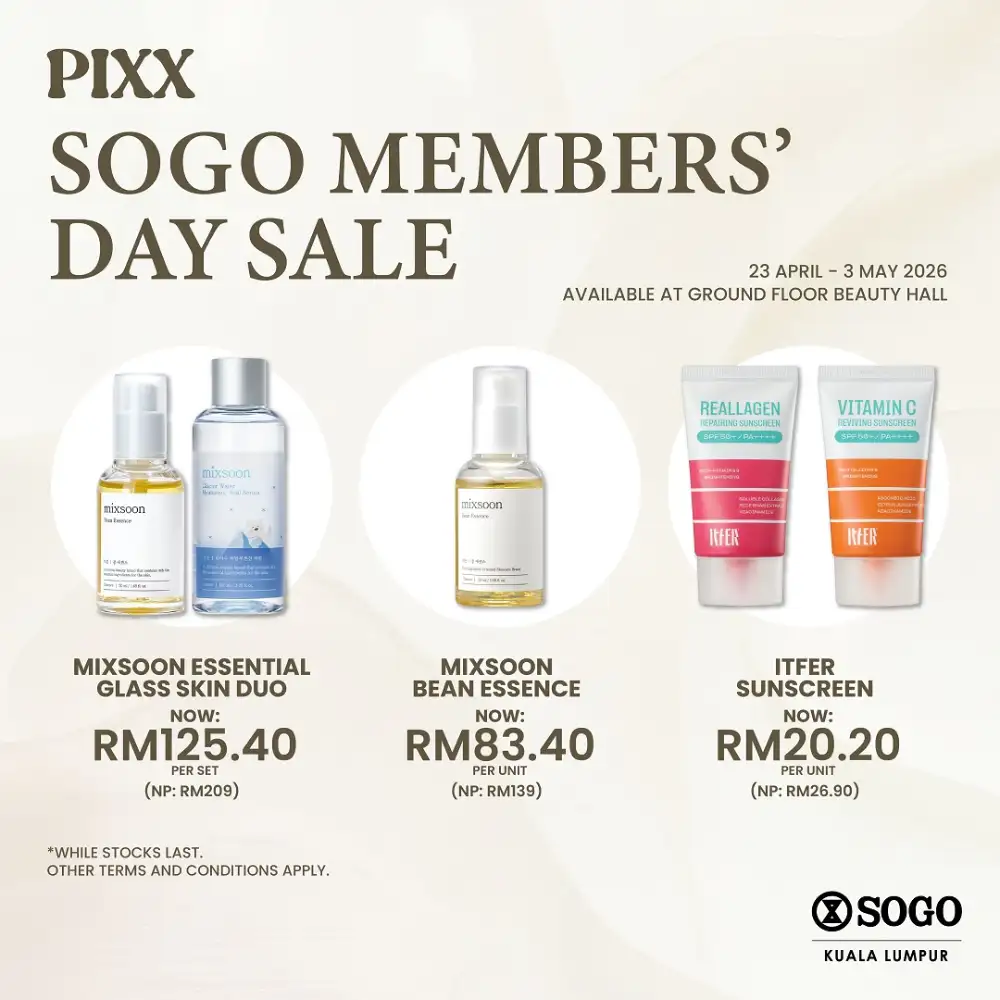 SOGO KL: O.TWO.O Members' Day 20% Off Sale! page 4