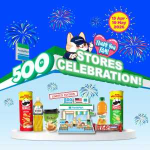FamilyMart Malaysia 500th Store Celebration 2026 flyer cover