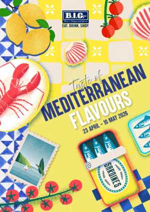 B.I.G. Malaysia Mediterranean Flavours Fair 2026 flyer cover