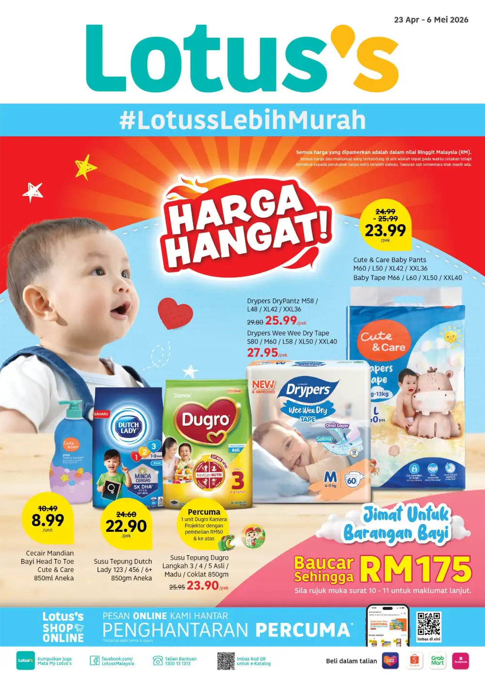 Lotus's Malaysia Harga Hangat Baby Fair 2026 page 1