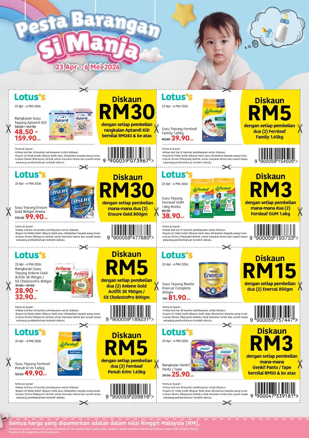 Lotus's Malaysia Harga Hangat Baby Fair 2026 page 10