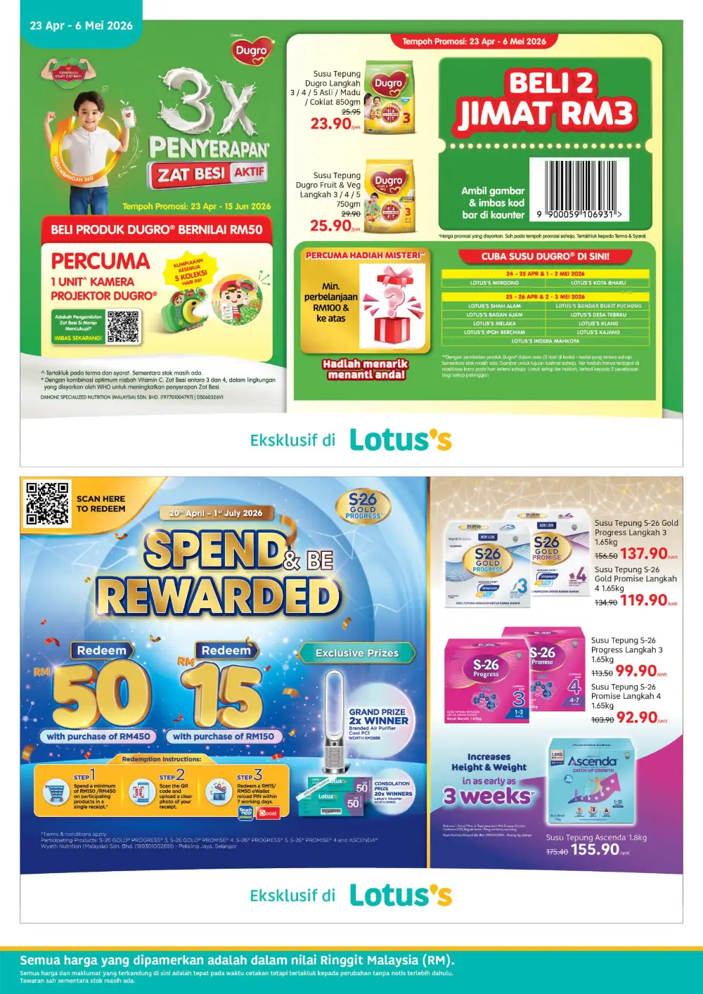 Lotus's Malaysia Harga Hangat Baby Fair 2026 page 12