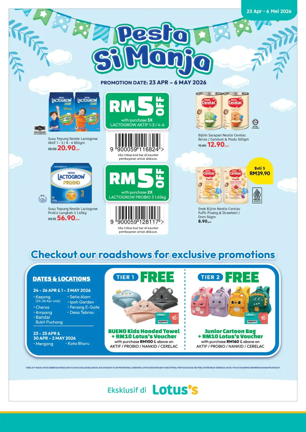 Lotus's Malaysia Harga Hangat Baby Fair 2026 page 15