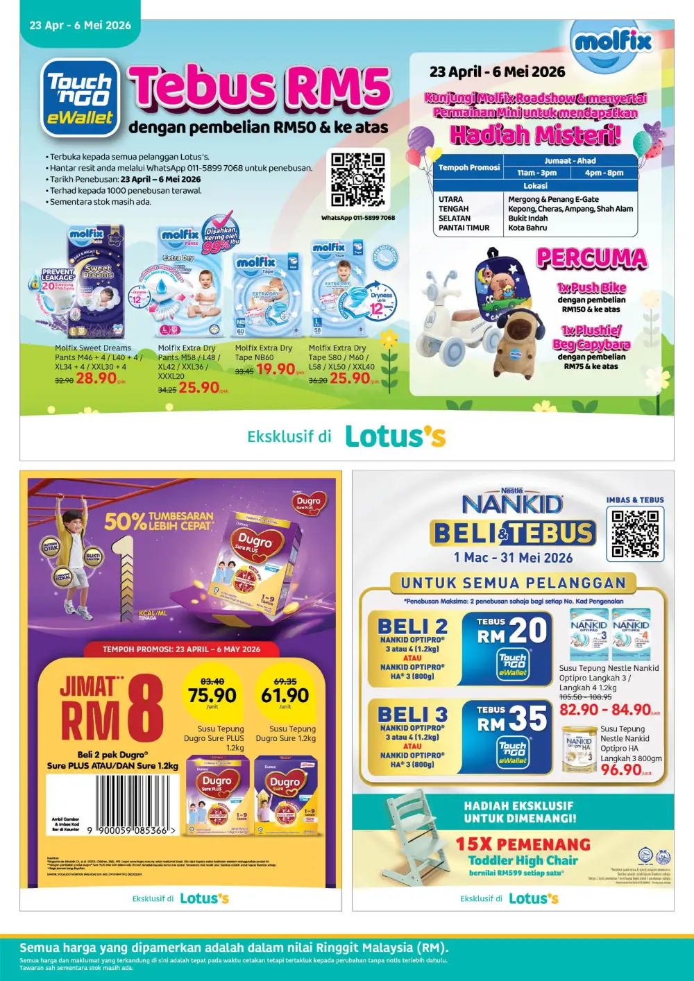 Lotus's Malaysia Harga Hangat Baby Fair 2026 page 18