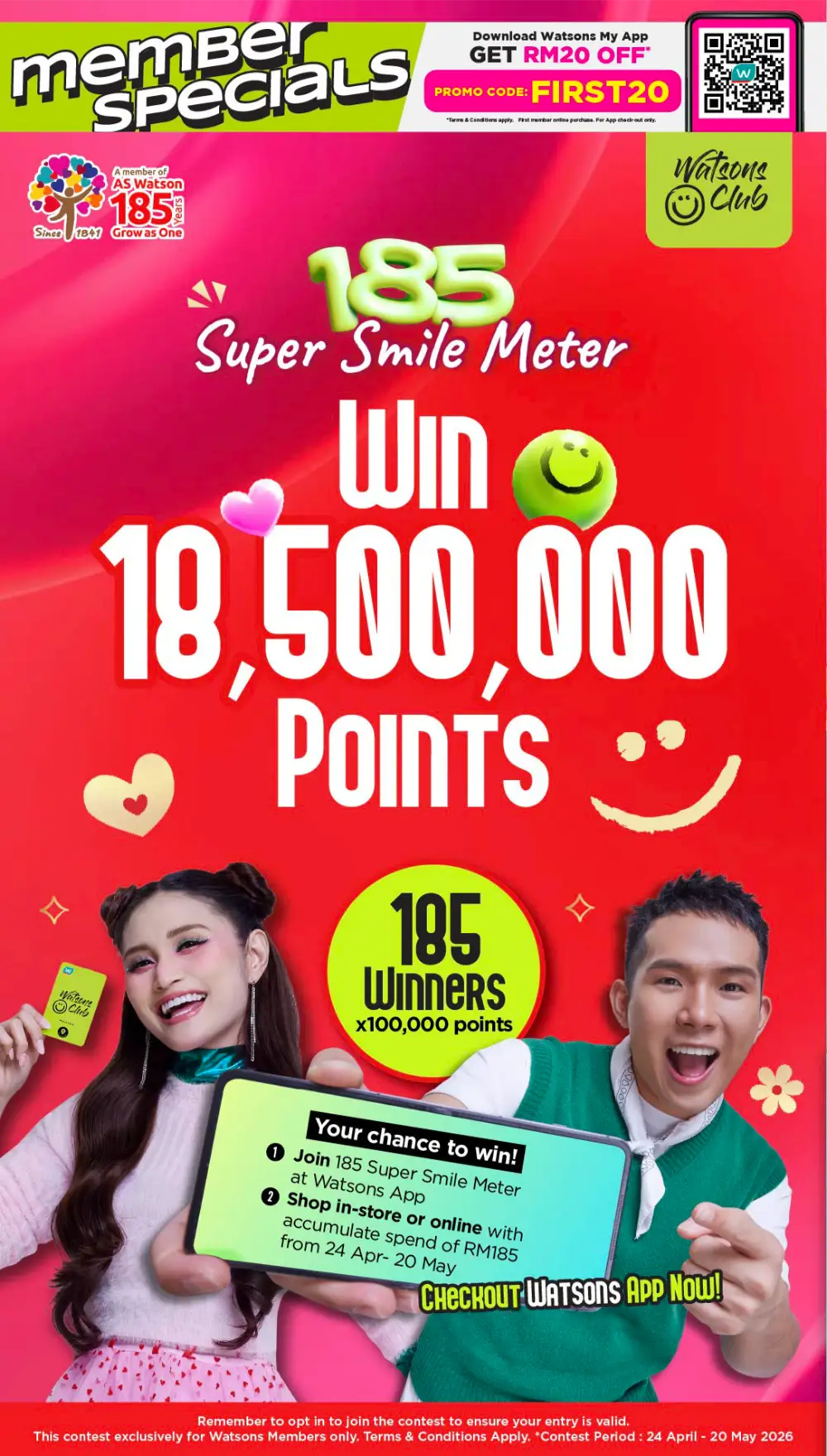 Watsons Malaysia 185 Years Sale: Buy 1 Free 1 page 2