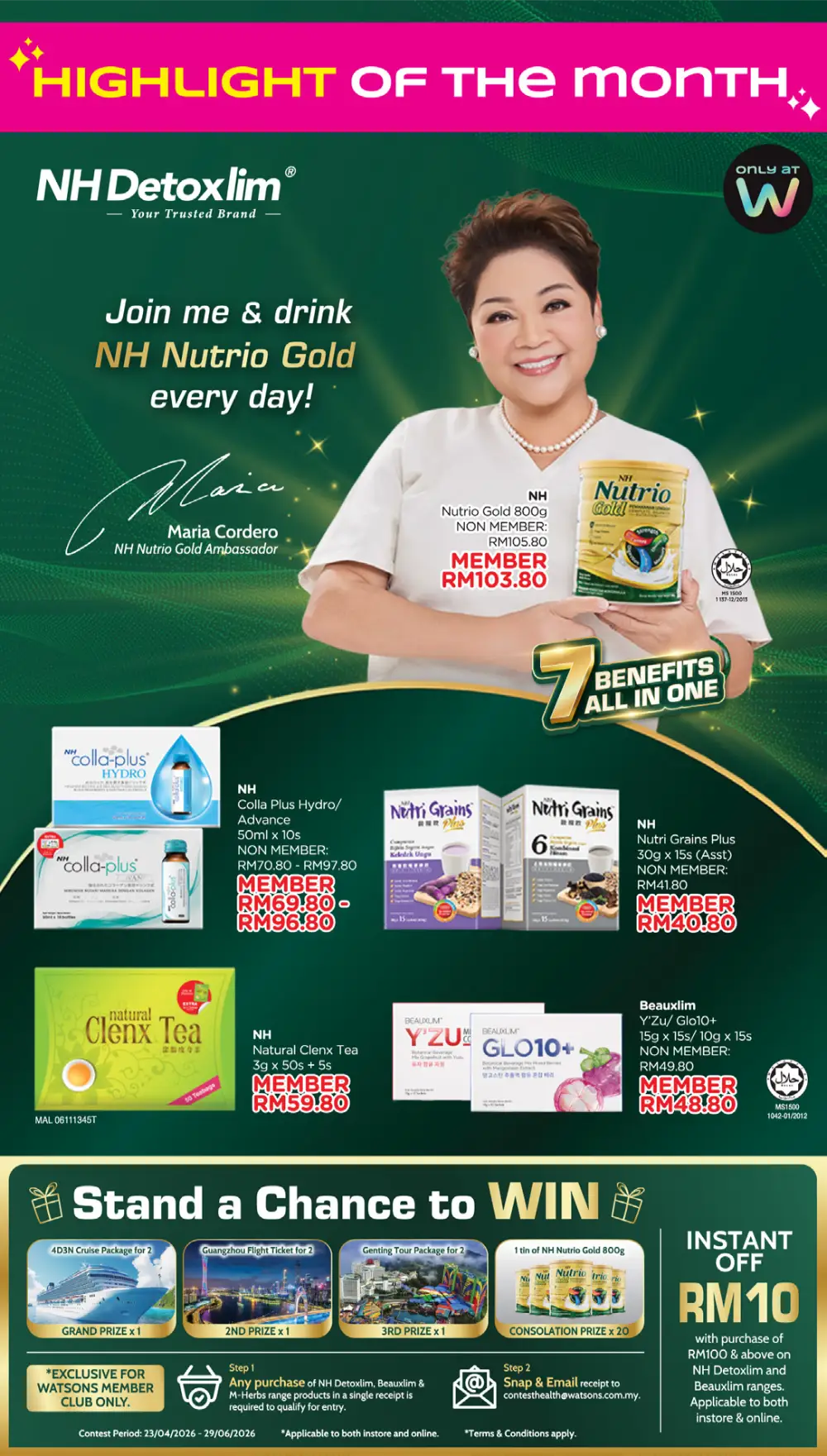 Watsons Malaysia 185 Years Sale: Buy 1 Free 1 page 23