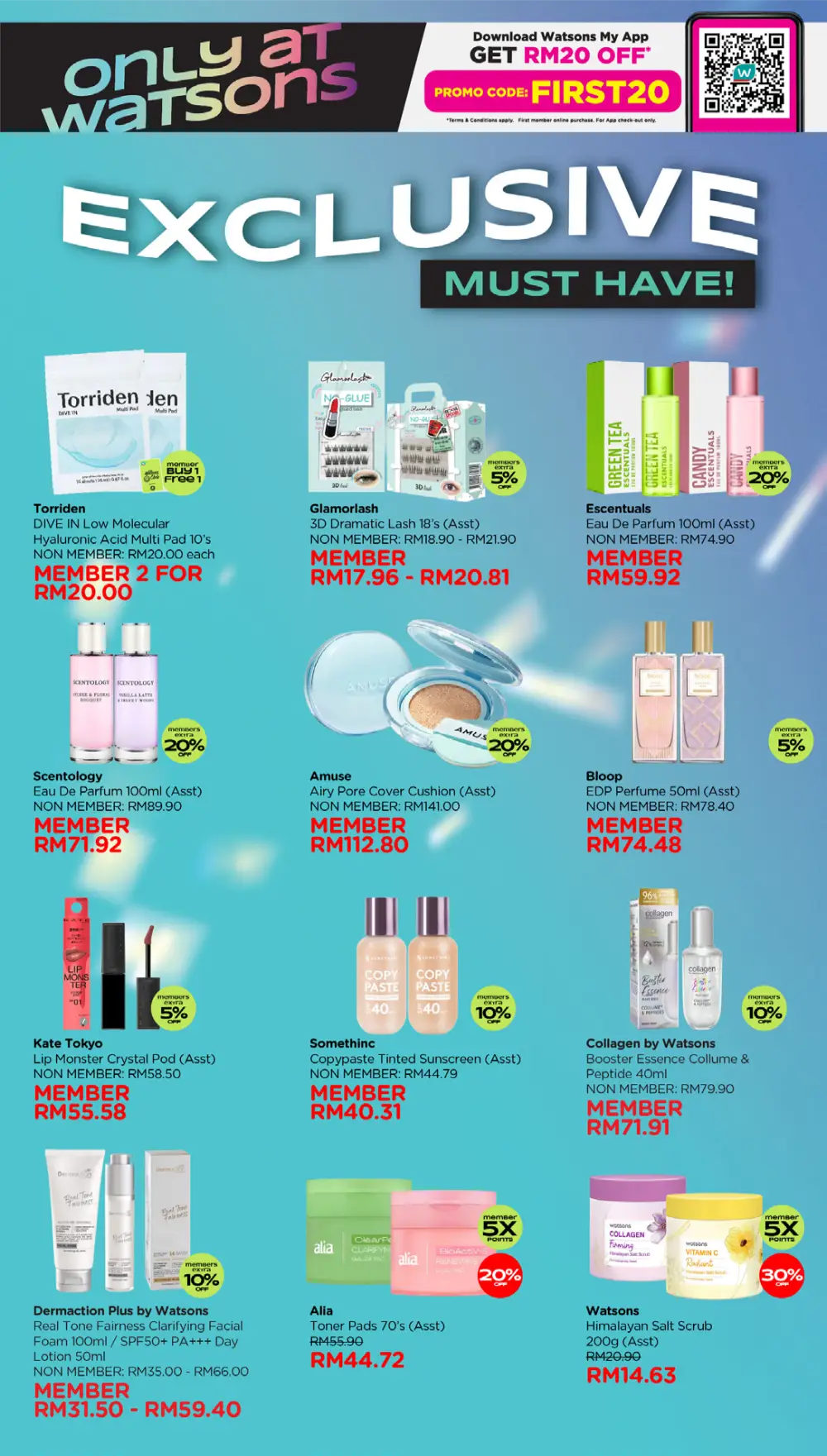 Watsons Malaysia 185 Years Sale: Buy 1 Free 1 page 27