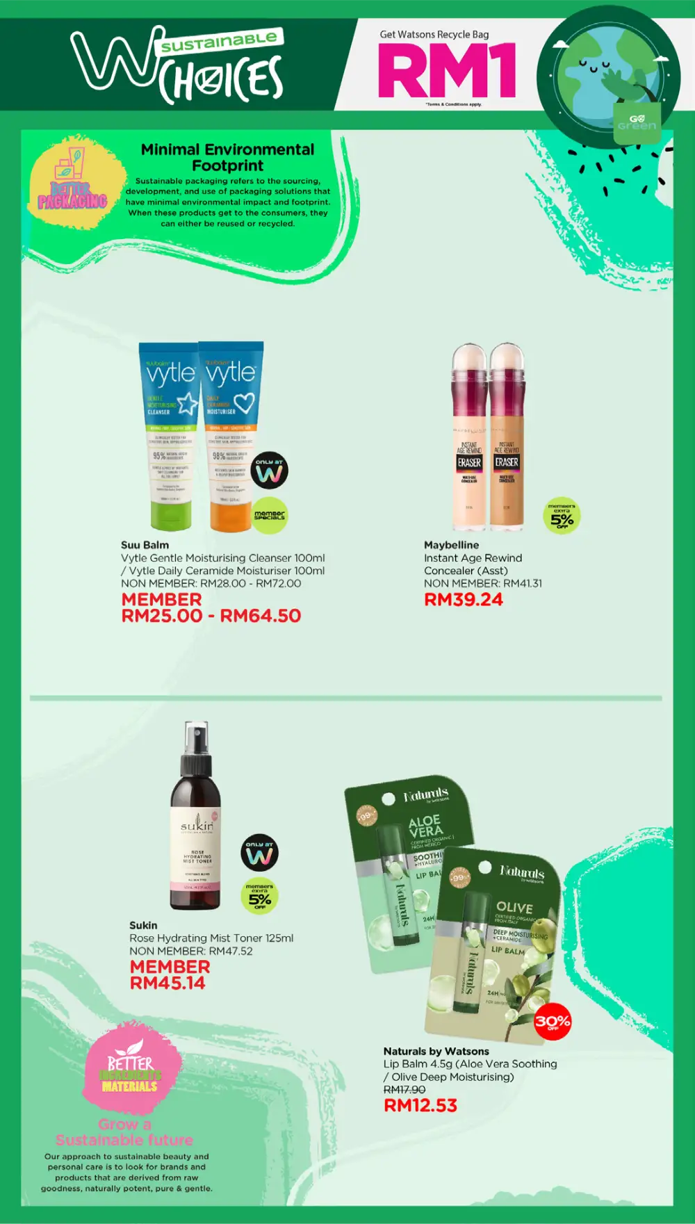 Watsons Malaysia 185 Years Sale: Buy 1 Free 1 page 28
