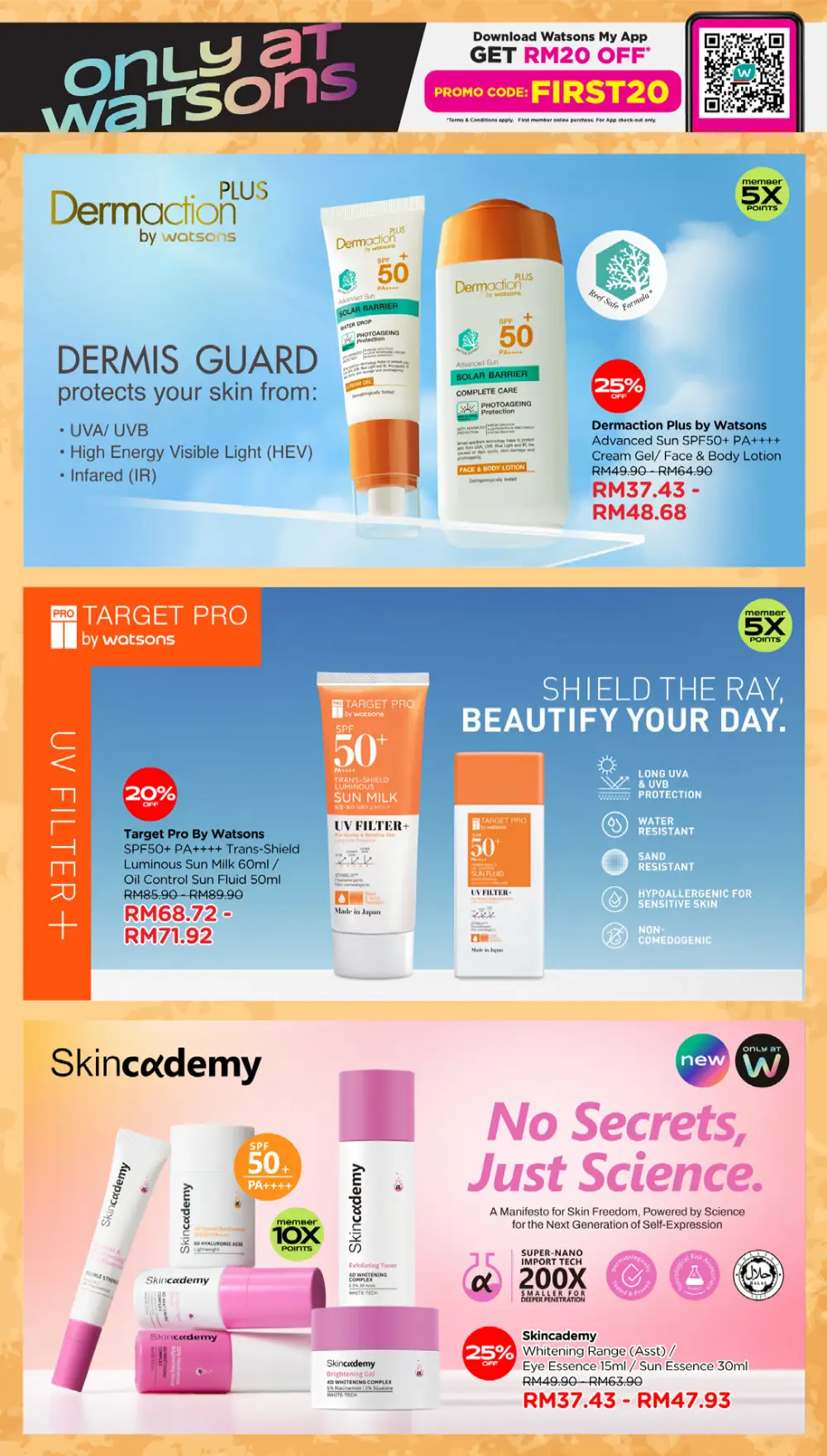 Watsons Malaysia 185 Years Sale: Buy 1 Free 1 page 35