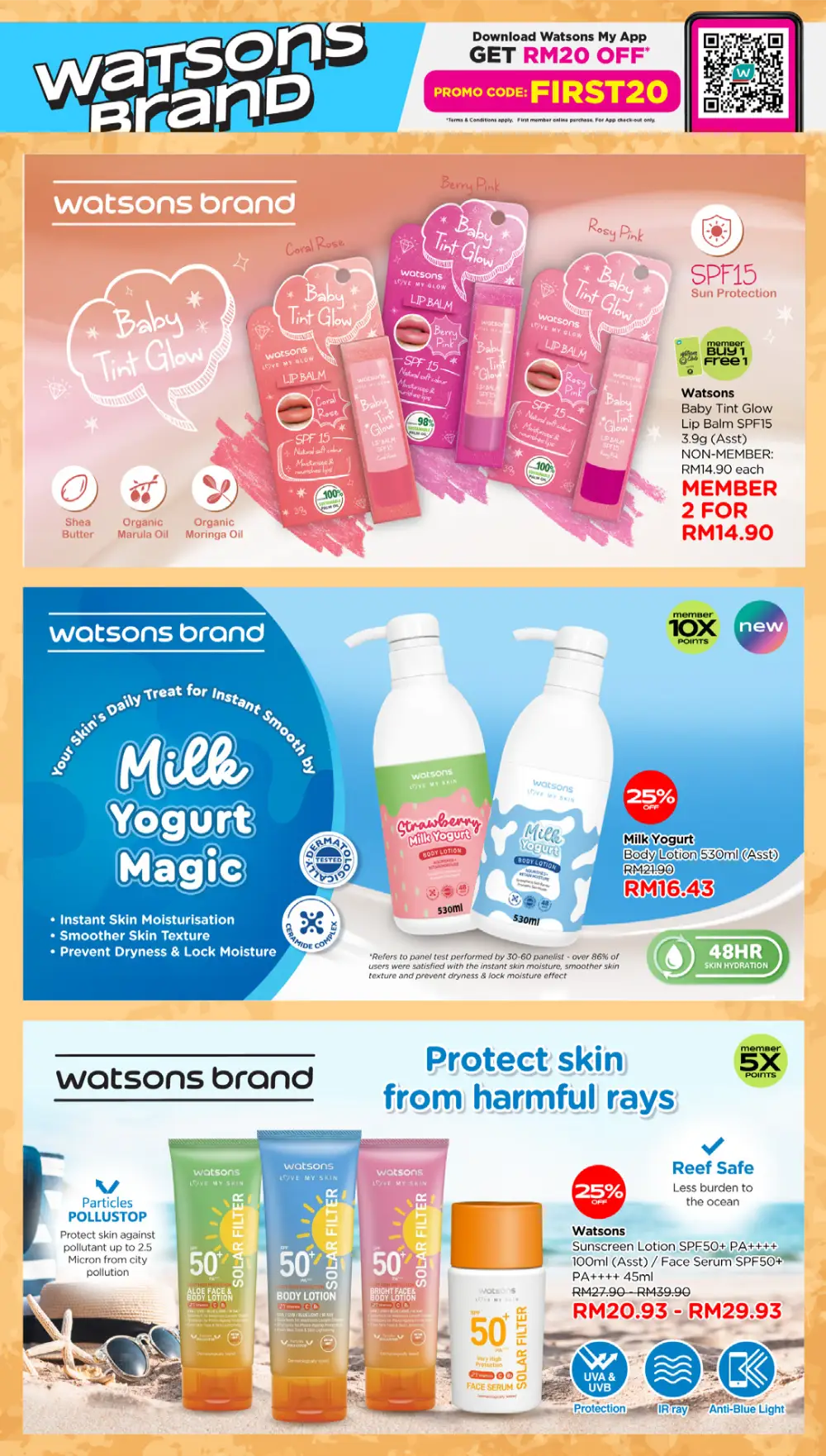 Watsons Malaysia 185 Years Sale: Buy 1 Free 1 page 40