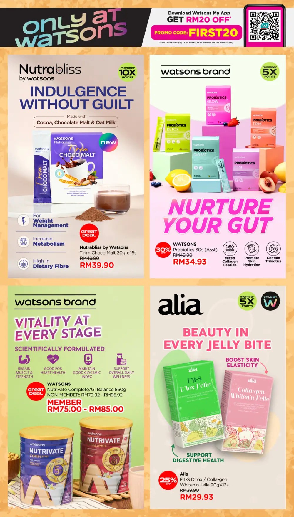 Watsons Malaysia 185 Years Sale: Buy 1 Free 1 page 41