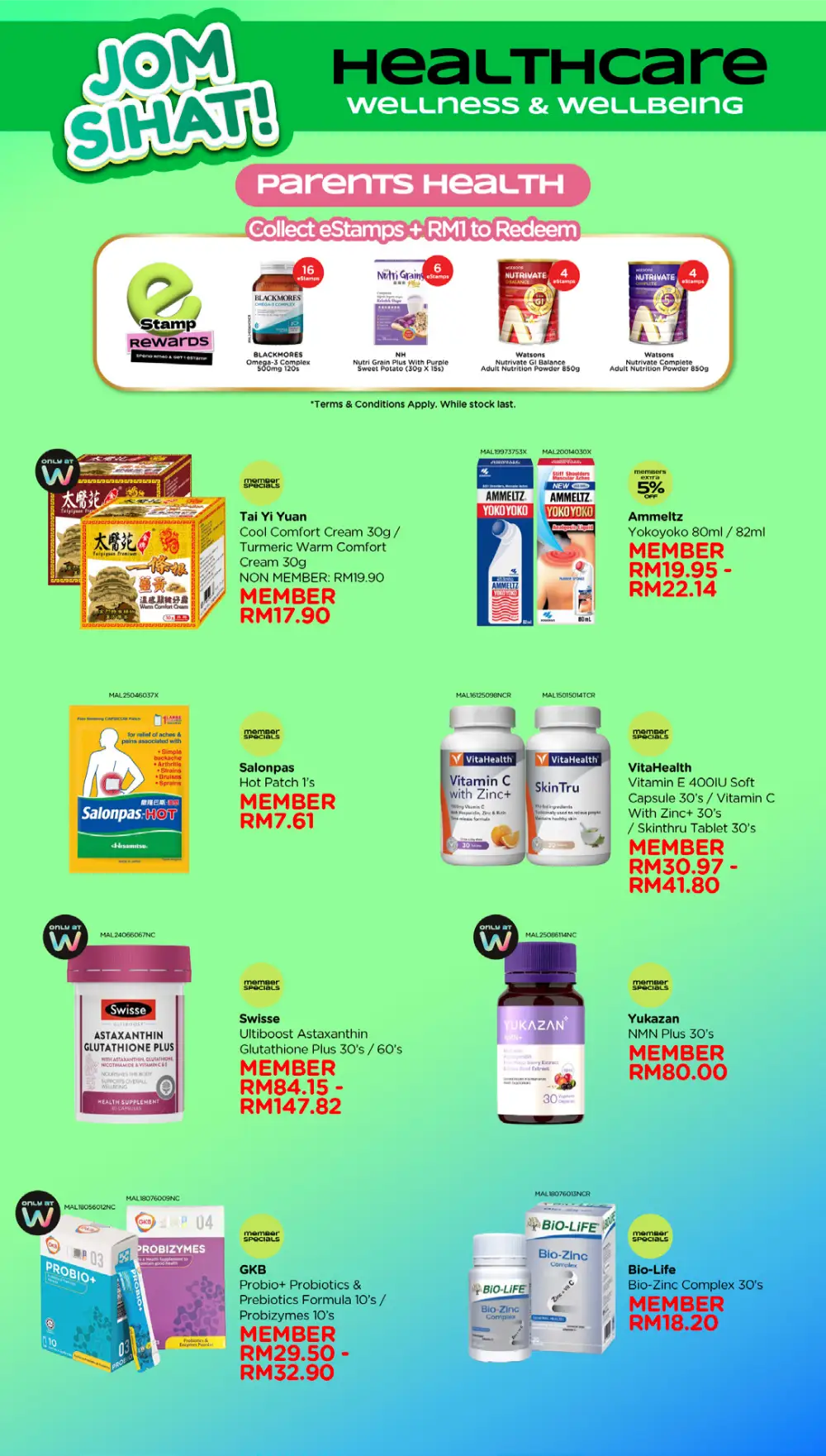 Watsons Malaysia 185 Years Sale: Buy 1 Free 1 page 42