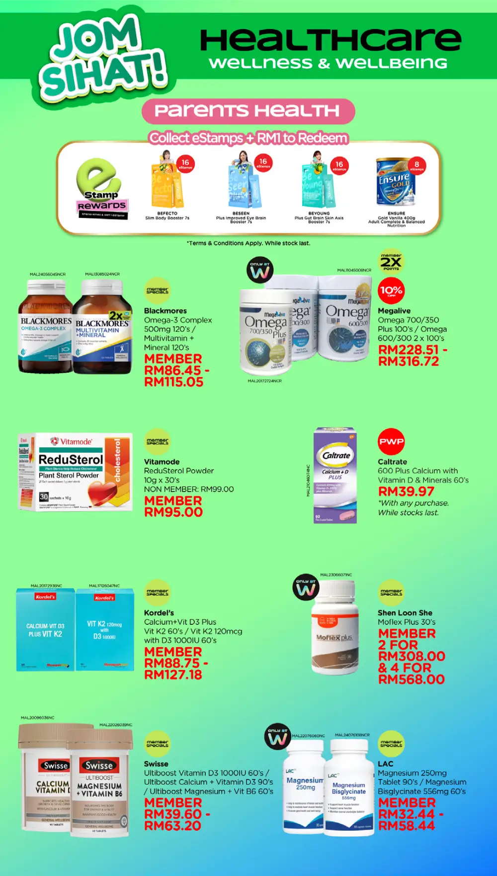 Watsons Malaysia 185 Years Sale: Buy 1 Free 1 page 43