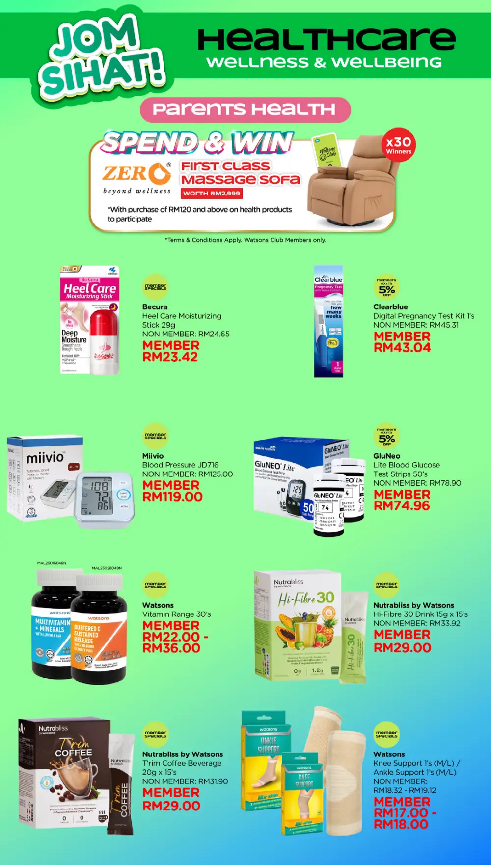 Watsons Malaysia 185 Years Sale: Buy 1 Free 1 page 47