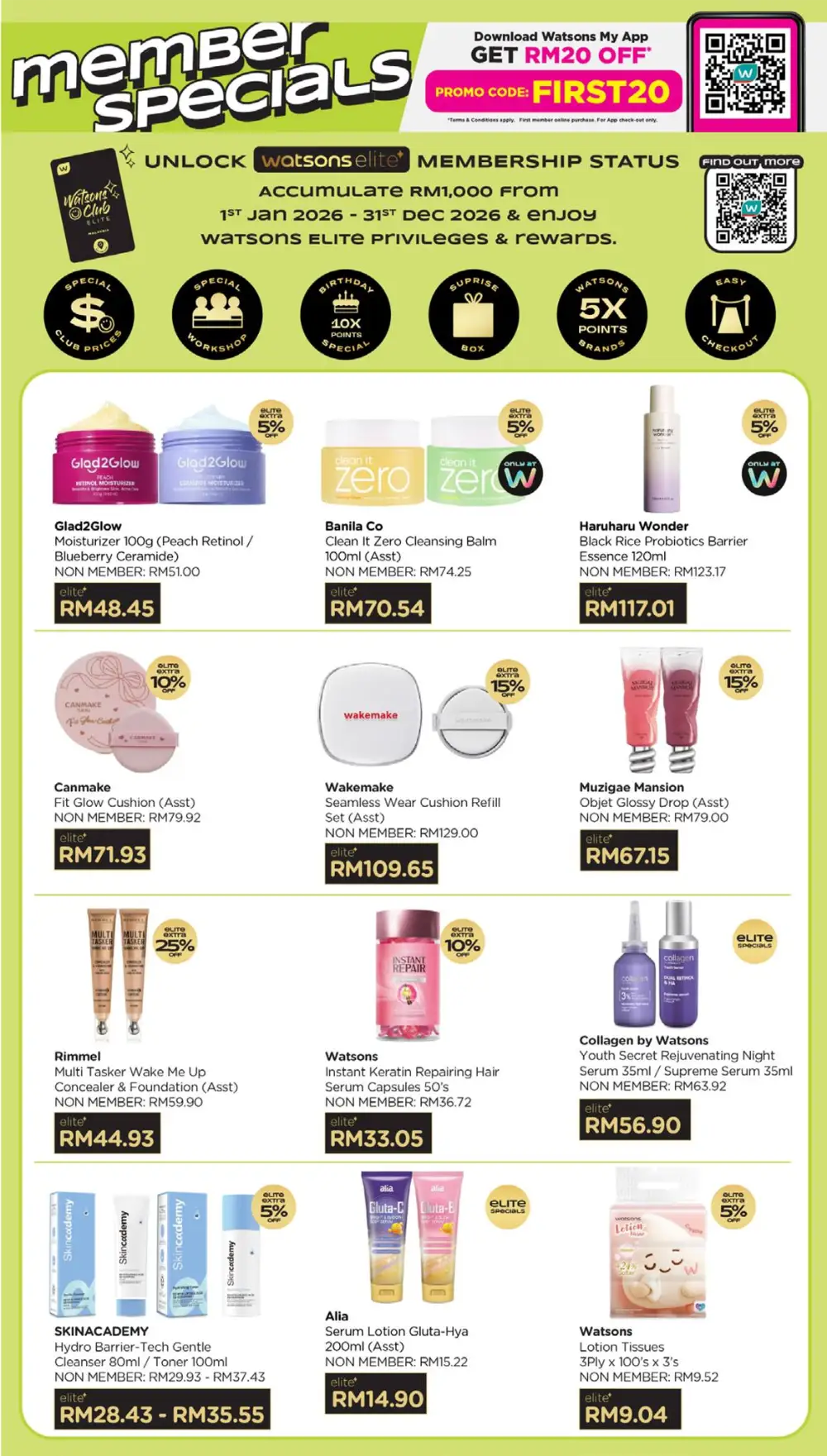 Watsons Malaysia 185 Years Sale: Buy 1 Free 1 page 5