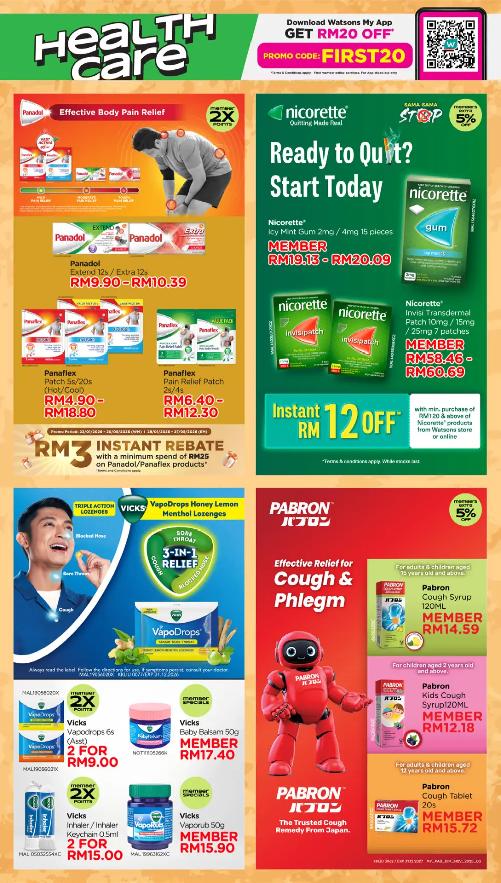 Watsons Malaysia 185 Years Sale: Buy 1 Free 1 page 64