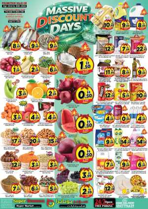 Super Bonanza Sharjah Massive Discount Days flyer cover