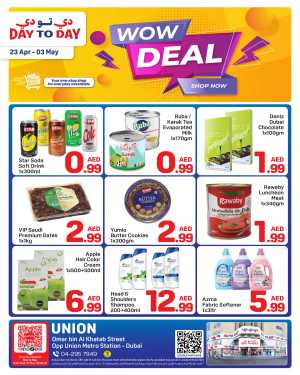 Day To Day Union WOW Deals: Big Savings! flyer cover