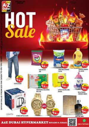 A2Z Dubai Riyadh/Jubail: Hot Sale Offers flyer cover