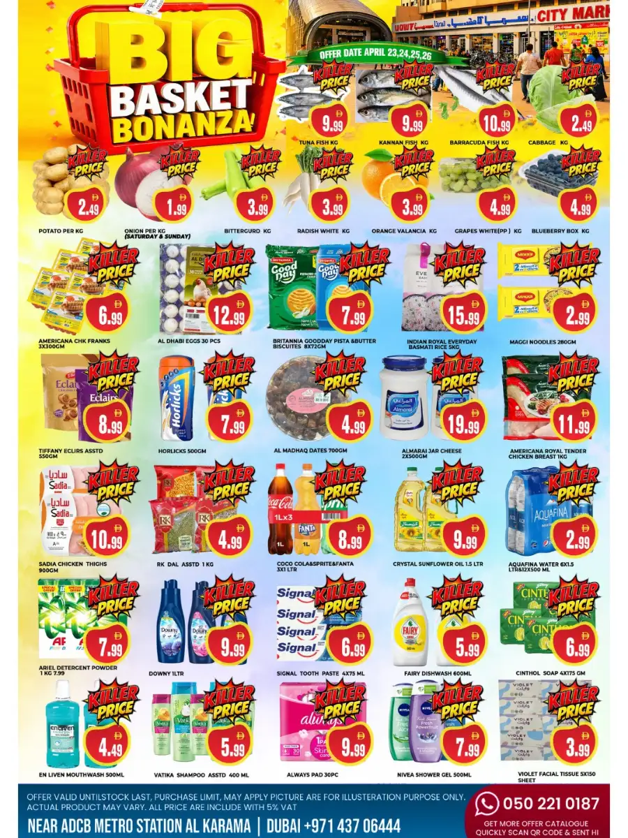 M City Mart Karama: Big Basket Bonanza Offers page 1