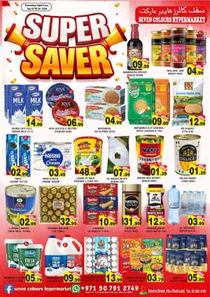 Seven Colours Abu Dhabi Super Saver Offers flyer cover