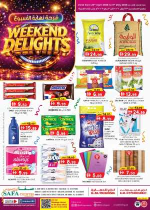 Safa Express Abu Dhabi Weekend Delights Sale flyer cover