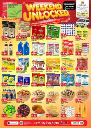 Mubarak Hypermarket Sharjah: Weekend Unlocked Sale flyer cover