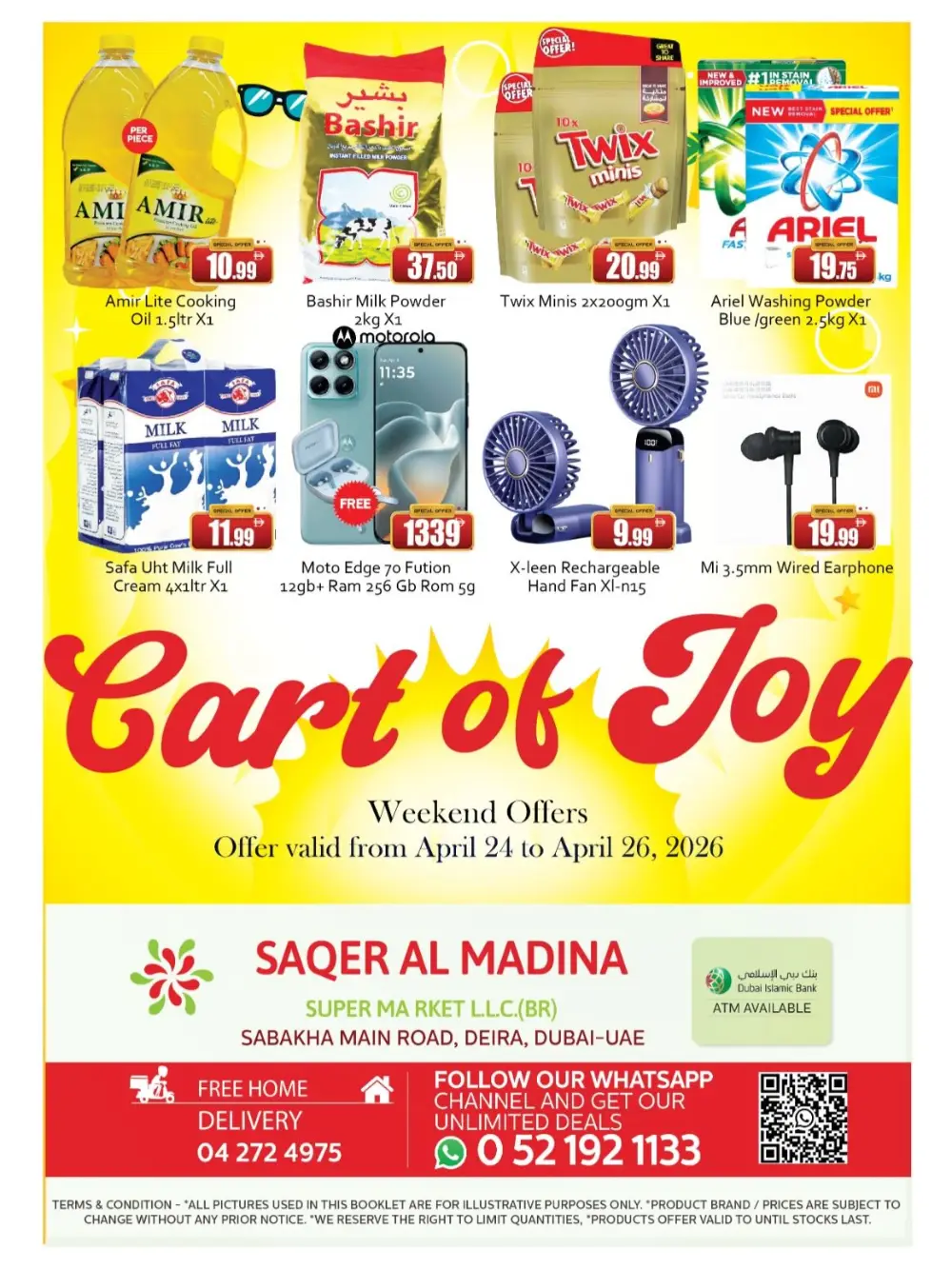Saqer Al Madina Deira: Cart of Joy Offers page 1