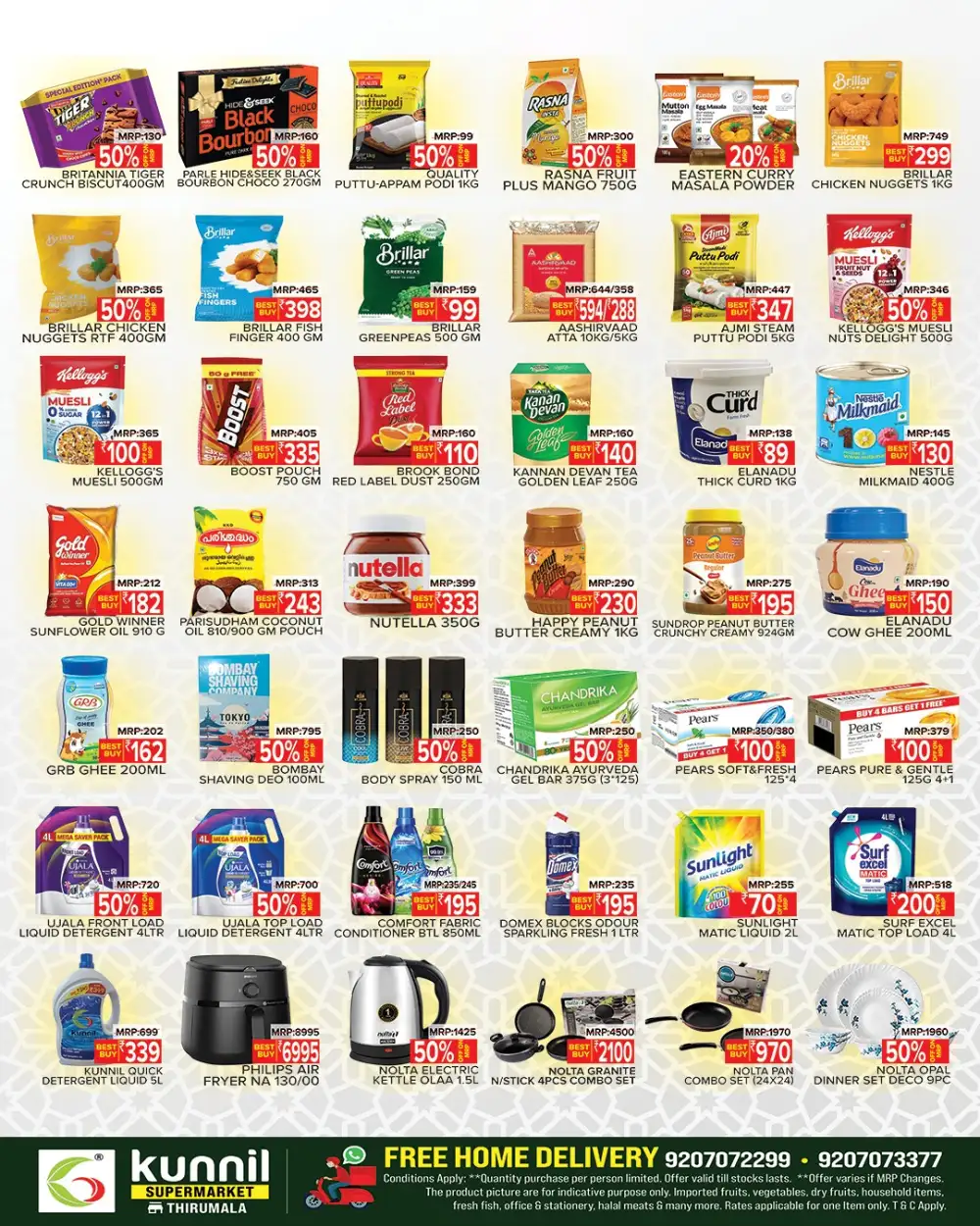 Kunnil Supermarket Thirumala 15th Anniversary Deals page 2