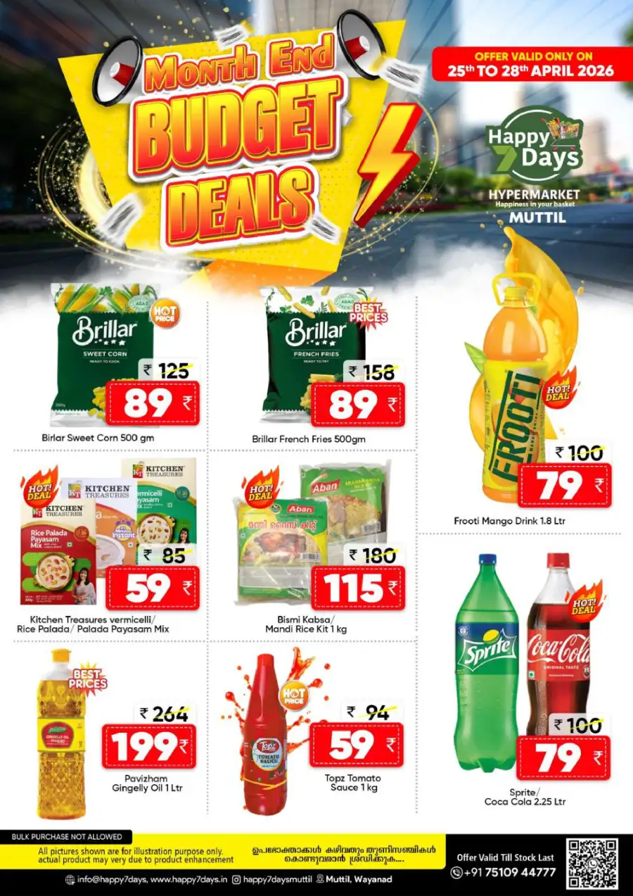 Happy 7 Days Muttil: Month End Budget Deals page 2