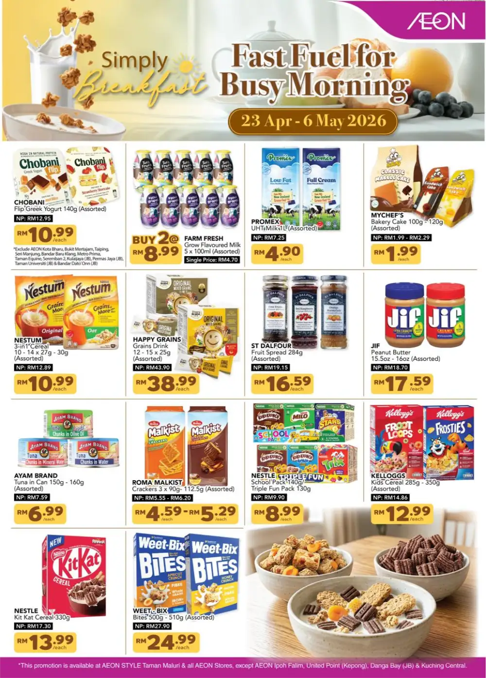 AEON Malaysia Breakfast Sale – Up to 38% Off page 3