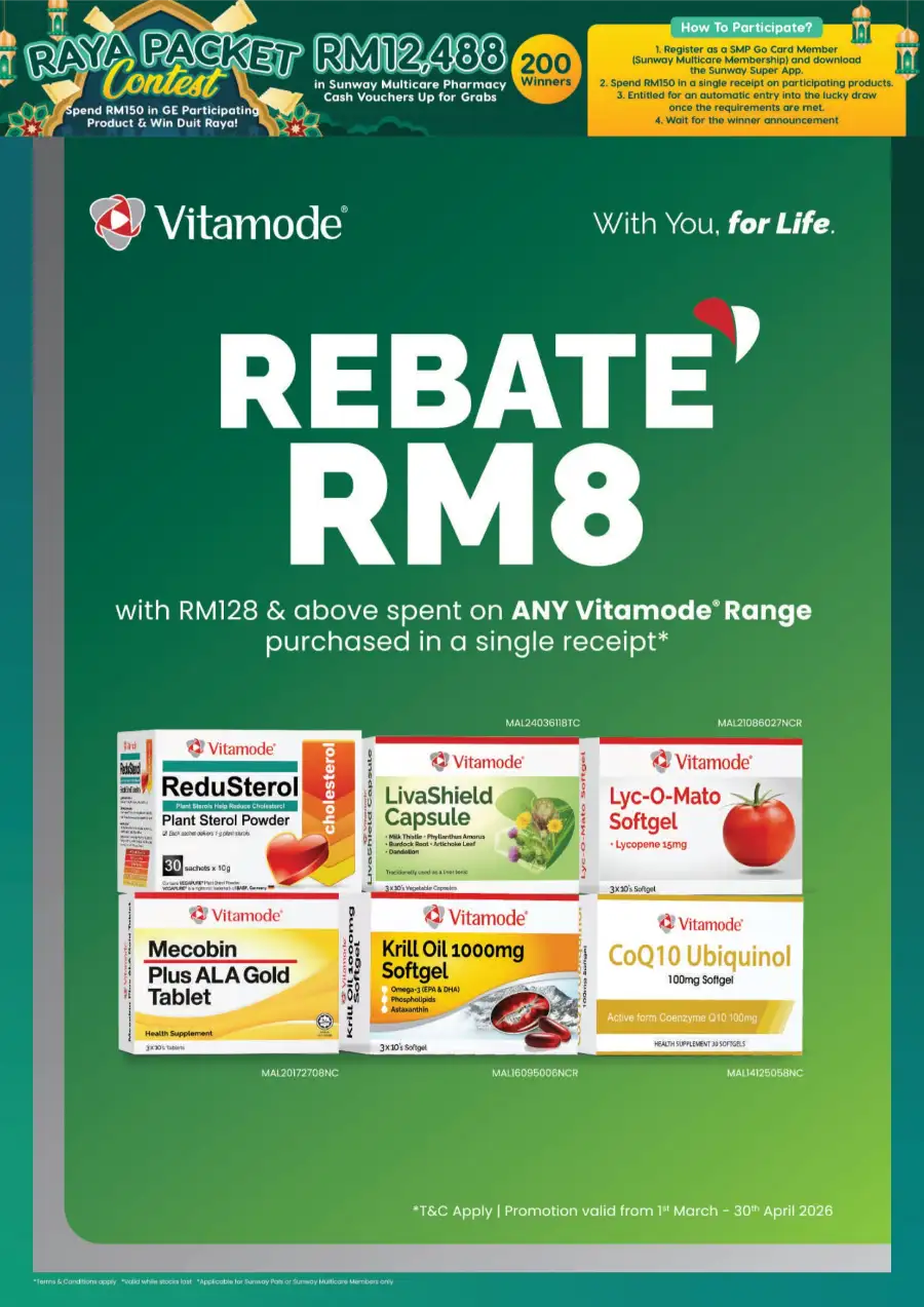 Sunway Pharmacy Ceria Raya Sale – Apr 2026 page 14