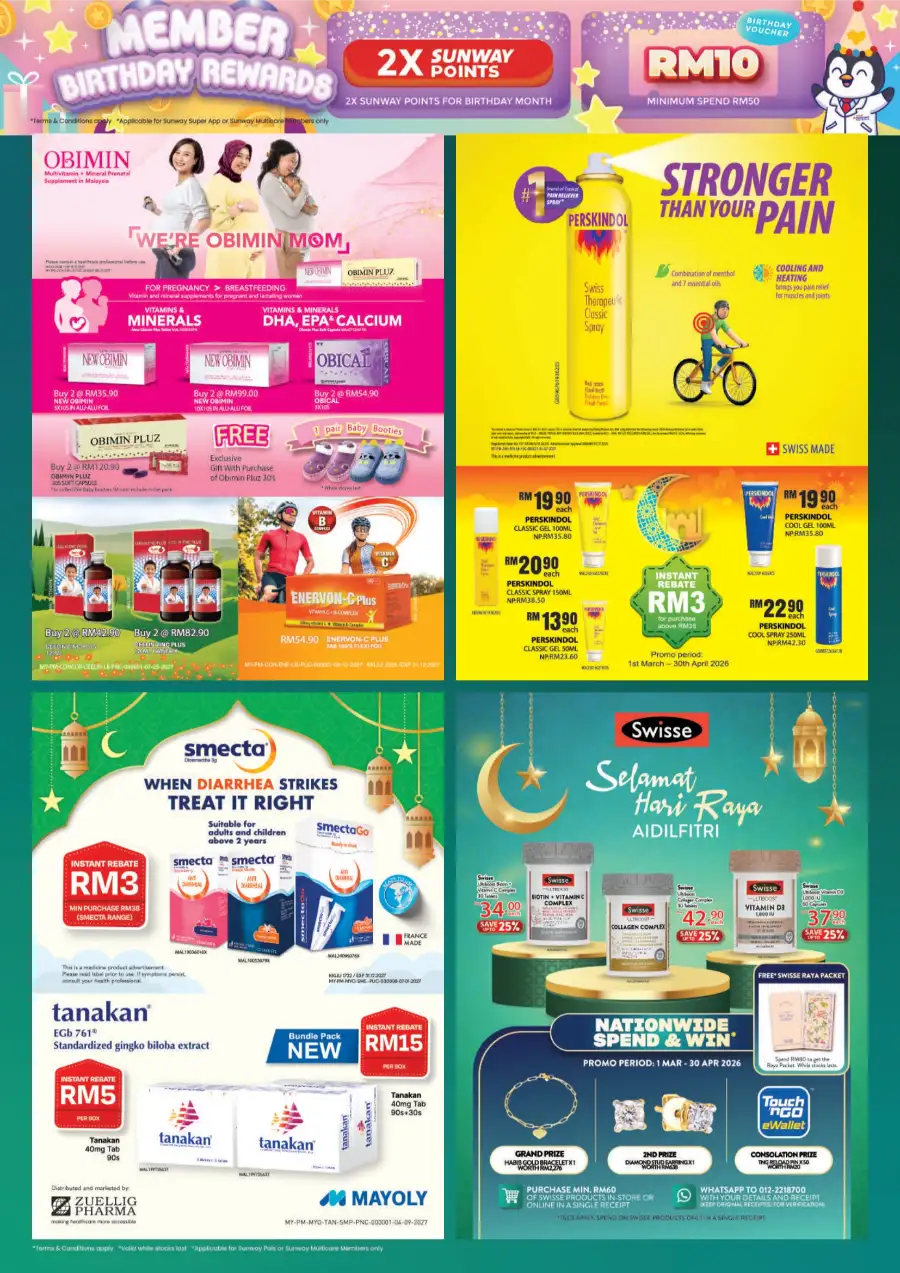 Sunway Pharmacy Ceria Raya Sale – Apr 2026 page 15