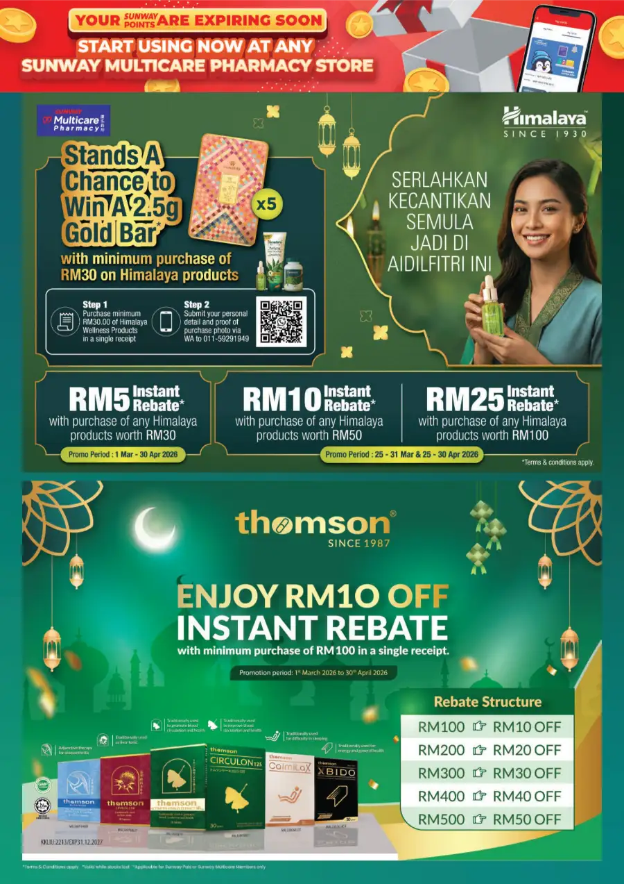 Sunway Pharmacy Ceria Raya Sale – Apr 2026 page 16