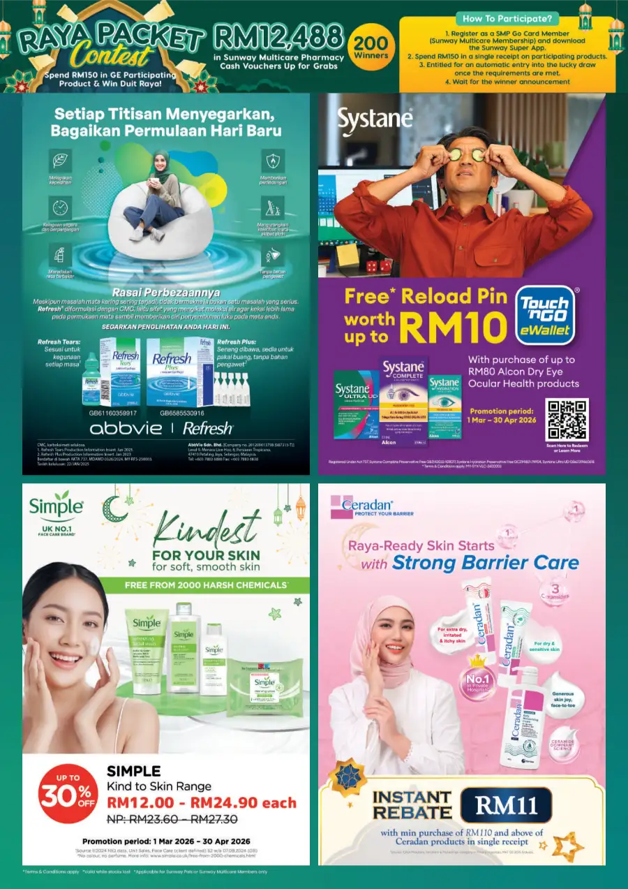 Sunway Pharmacy Ceria Raya Sale – Apr 2026 page 24