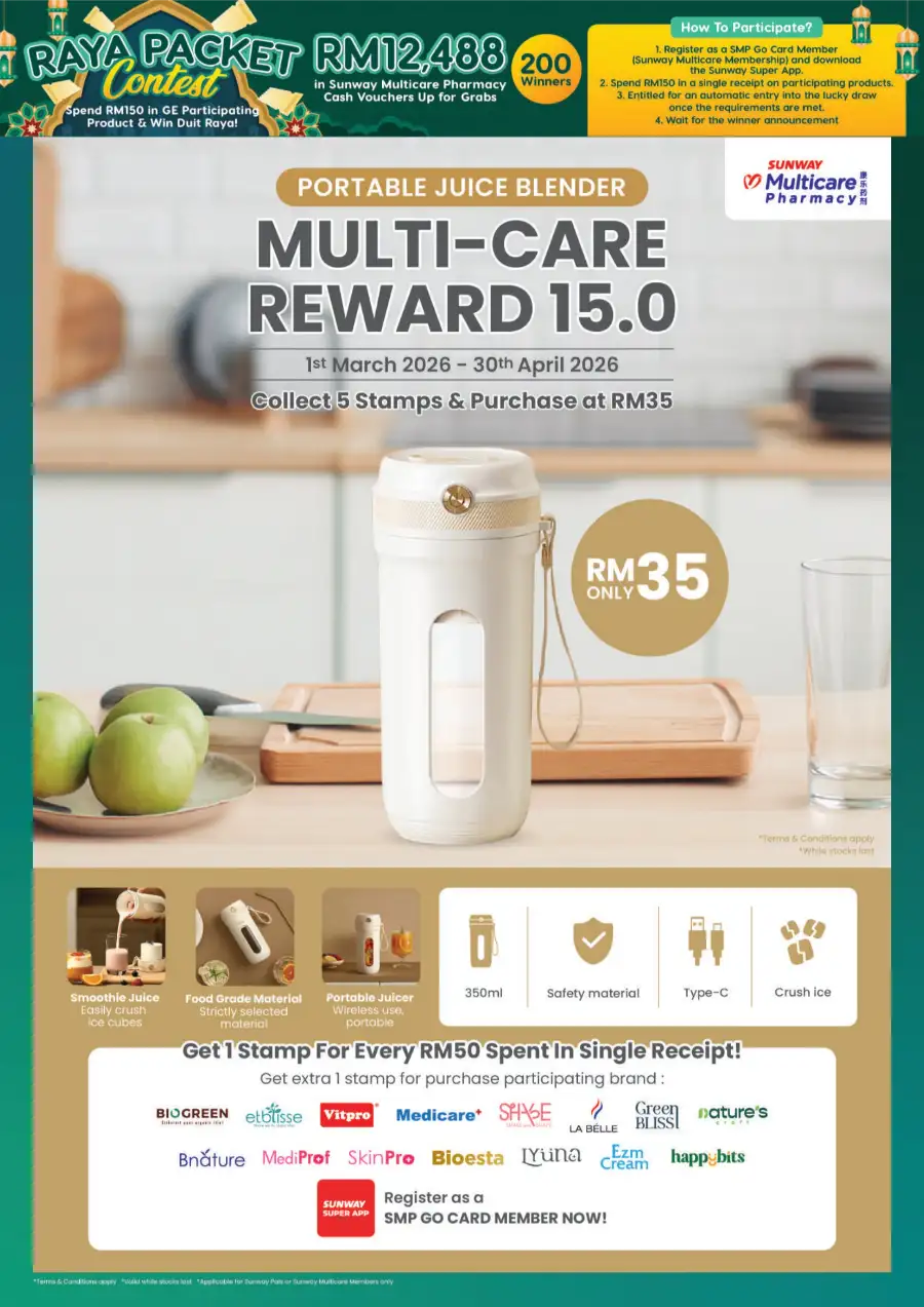 Sunway Pharmacy Ceria Raya Sale – Apr 2026 page 34