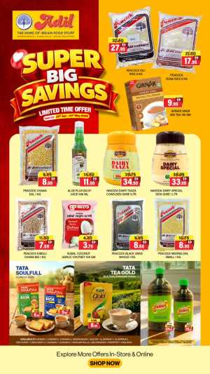 Al Adil UAE - Super Big Savings flyer cover