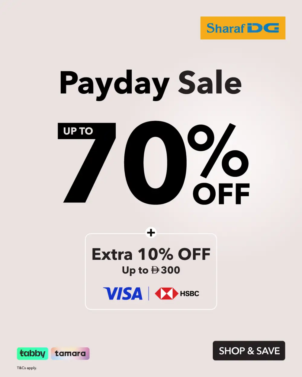 Sharaf DG UAE Payday Sale - Up to 70% Off Tech page 1