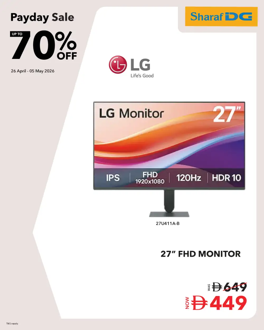 Sharaf DG UAE Payday Sale - Up to 70% Off Tech page 6