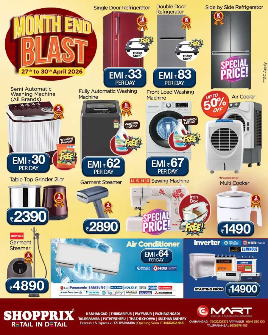 Shopprix Kerala Month End Blast Offers page 3
