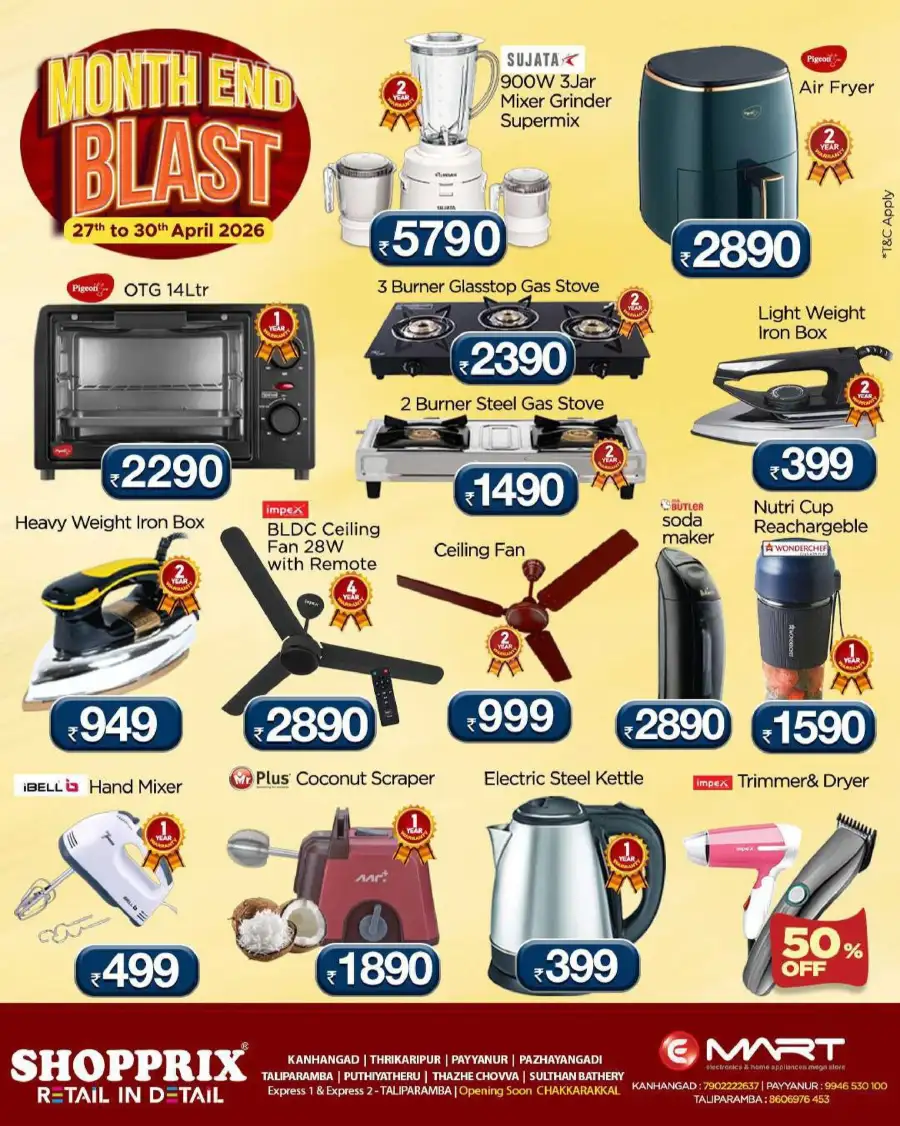 Shopprix Kerala Month End Blast Offers page 5