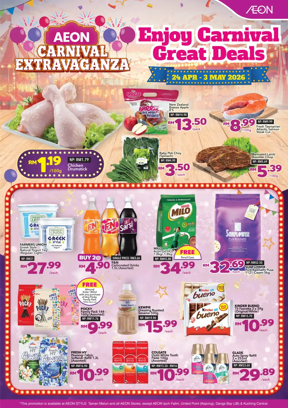 AEON Malaysia Carnival Deals: Sushi & Snacks Sale page 3