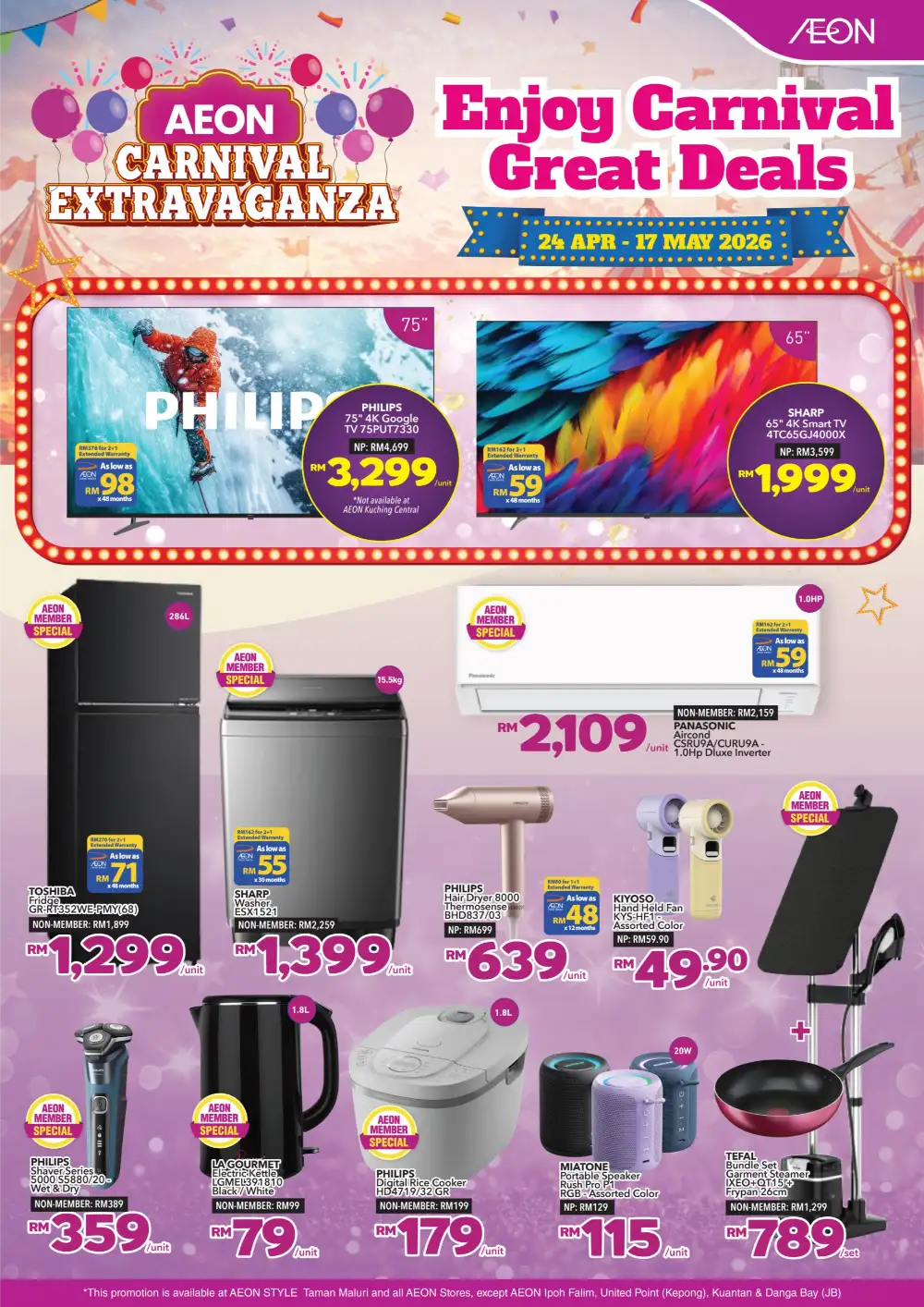 AEON Malaysia Carnival Deals: Sushi & Snacks Sale page 5